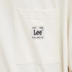 Ανδρικά Μπλουζάκια Βαμβακερό μπλουζάκι Lee μπεζ -Lee Κατάστημα unnamed file 1008