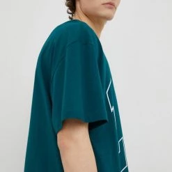 Ανδρικά Μπλουζάκια Βαμβακερό μπλουζάκι Lee πράσινο -Lee Κατάστημα unnamed file 1016