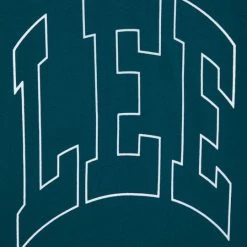 Ανδρικά Μπλουζάκια Βαμβακερό μπλουζάκι Lee πράσινο -Lee Κατάστημα unnamed file 1017