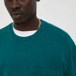 Ανδρικά Μπλουζάκια Βαμβακερό μπλουζάκι Lee πράσινο -Lee Κατάστημα unnamed file 1033