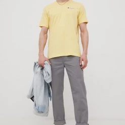 Ανδρικά Υφασμάτινα Παντελόνι Lee Regular Chino Steel Grey γκρι