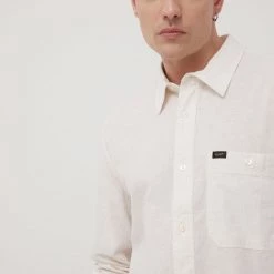 Ανδρικά Πουκάμισα Πουκάμισο με μείγμα από λινό Lee χρώμα: μπεζ, 11 Ανδρικά Πουκάμισα Πουκάμισο με μείγμα από λινό Lee χρώμα: μπεζ, -Lee Κατάστημα unnamed file 1067