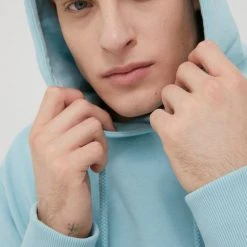 Ανδρικά Χωρίς φερμουάρ Βαμβακερή μπλούζα Lee χρώμα: τιρκουάζ, -Lee Κατάστημα unnamed file 1077