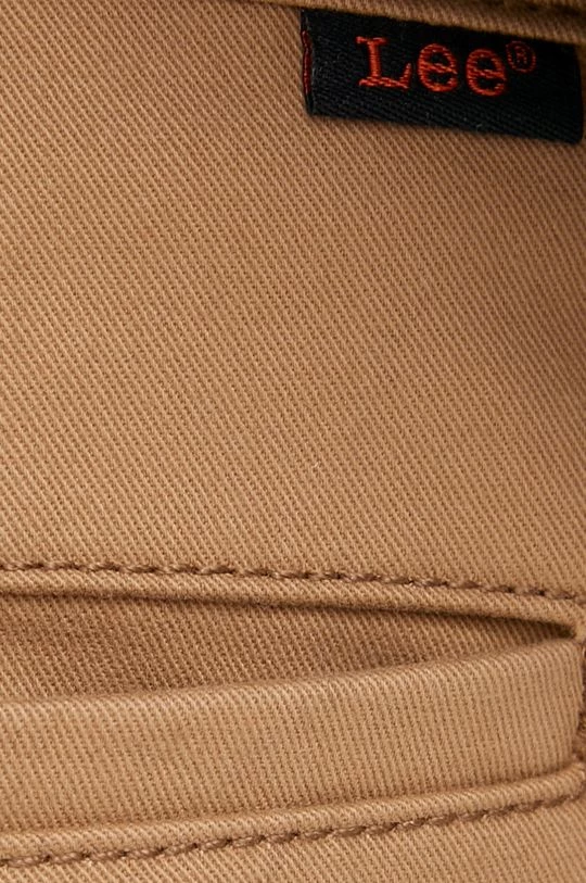 Ανδρικά Υφασμάτινα Παντελόνι Lee χρώμα: καφέ 6 Ανδρικά Υφασμάτινα Παντελόνι Lee χρώμα: καφέ - Image 4