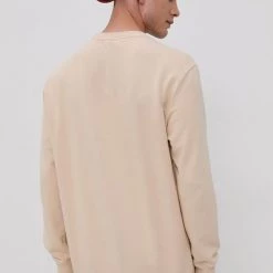 Ανδρικά Χωρίς φερμουάρ Βαμβακερή μπλούζα Lee χρώμα: μπεζ -Lee Κατάστημα unnamed file 1129