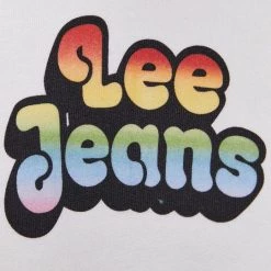 Ανδρικά Χωρίς φερμουάρ Βαμβακερή μπλούζα Lee χρώμα: άσπρο -Lee Κατάστημα unnamed file 1137