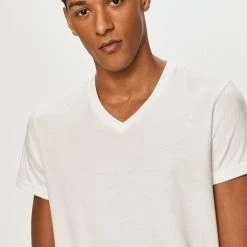 Ανδρικά Μπλουζάκια Lee - Μπλουζάκι (2-pack) λευκό