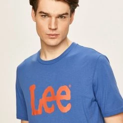 Ανδρικά Μπλουζάκια Lee - Μπλουζάκι ανοιχτό μπλε -Lee Κατάστημα unnamed file 1202