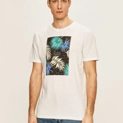 Ανδρικά Μπλουζάκια Lee - Μπλουζάκι λευκό