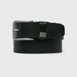 Ανδρικά Ζώνες Lee - Ζώνη Skórzany μαύρο