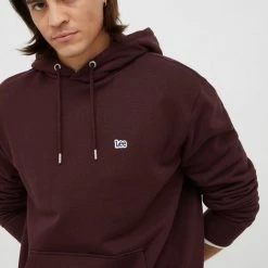 Ανδρικά Χωρίς φερμουάρ Βαμβακερή μπλούζα Lee κάστανο