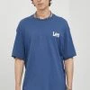 Ανδρικά Μπλουζάκια Βαμβακερό μπλουζάκι Lee μπλε