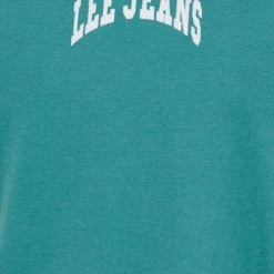 Ανδρικά Μπλουζάκια Βαμβακερό μπλουζάκι Lee πράσινο -Lee Κατάστημα unnamed file 1291