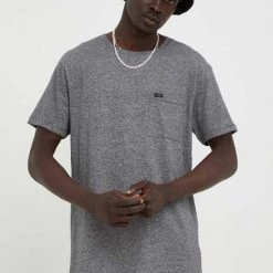 Ανδρικά Μπλουζάκια Βαμβακερό μπλουζάκι Lee μαύρο