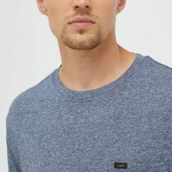 Ανδρικά Μπλουζάκια Βαμβακερό μπλουζάκι Lee μπλε -Lee Κατάστημα unnamed file 1305