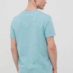 Ανδρικά Μπλουζάκια Βαμβακερό μπλουζάκι Lee τιρκουάζ -Lee Κατάστημα unnamed file 1354