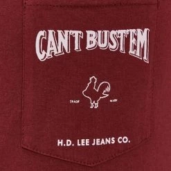 Ανδρικά Μπλουζάκια Βαμβακερό μπλουζάκι Lee καφέ -Lee Κατάστημα unnamed file 1404