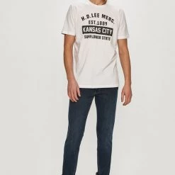 Ανδρικά Μπλουζάκια Lee - Μπλουζάκι λευκό -Lee Κατάστημα unnamed file 1433