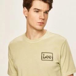 Ανδρικά Μπλουζάκια Lee - Μπλουζάκι χλωμό πράσινο -Lee Κατάστημα unnamed file 1469