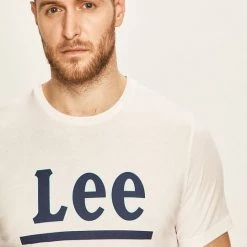 Ανδρικά Μπλουζάκια Lee - Μπλουζάκι λευκό -Lee Κατάστημα unnamed file 1474
