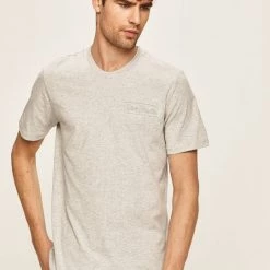 Ανδρικά Μπλουζάκια Lee - Μπλουζάκι ανοιχτό γκρι