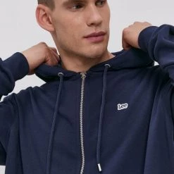 Ανδρικά Με φερμουάρ Βαμβακερή μπλούζα Lee χρώμα: ναυτικό μπλε -Lee Κατάστημα unnamed file 150