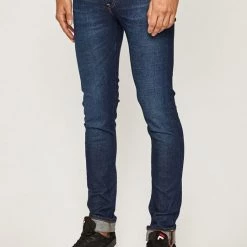 Ανδρικά Slim και Skinny Lee - Тζιν παντελονι L736DIHQ σκούρο μπλε