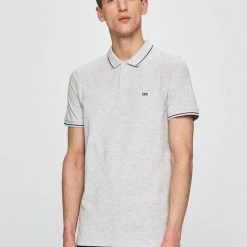 Ανδρικά Πόλο μπλουζάκια Lee - Πόλο γκρί