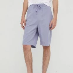 Ανδρικά Σορτς Λινό σορτς Lee Relaxed Drawstring S Misty Lilac μοβ