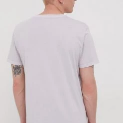 Ανδρικά Μπλουζάκια Βαμβακερό μπλουζάκι Lee μοβ -Lee Κατάστημα unnamed file 1547