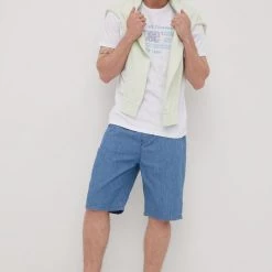 Ανδρικά Μπλουζάκια Βαμβακερό μπλουζάκι Lee άσπρο -Lee Κατάστημα unnamed file 1562