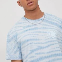 Ανδρικά Μπλουζάκια Βαμβακερό μπλουζάκι Lee μπλε