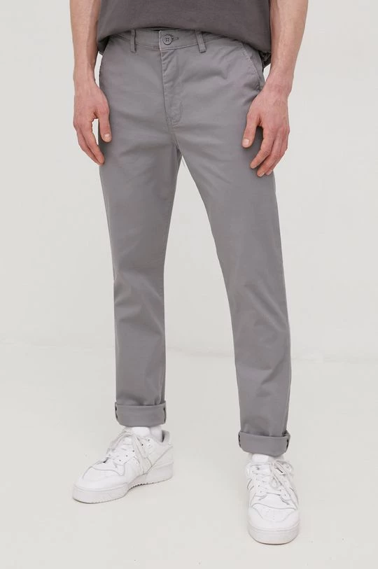Ανδρικά Υφασμάτινα Παντελόνι Lee Slim Chino Steel Grey γκρι 3 Ανδρικά Υφασμάτινα Παντελόνι Lee Slim Chino Steel Grey γκρι