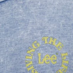 Ανδρικά Μπλουζάκια Βαμβακερό μπλουζάκι Lee μπλε -Lee Κατάστημα unnamed file 1616