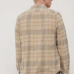 Ανδρικά Πουκάμισα Βαμβακερό πουκάμισο Lee χρώμα: μπεζ, -Lee Κατάστημα unnamed file 1645