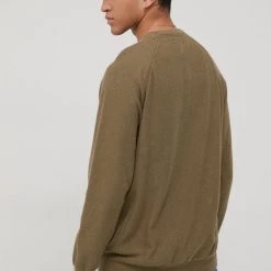 Ανδρικά Χωρίς φερμουάρ Βαμβακερό πουλόβερ Lee χρώμα: πράσινο, -Lee Κατάστημα unnamed file 1664