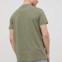 Ανδρικά Μπλουζάκια Βαμβακερό μπλουζάκι Lee πράσινο -Lee Κατάστημα unnamed file 1689