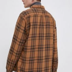 Ανδρικά Πουκάμισα Βαμβακερό πουκάμισο Lee χρώμα: καφέ 10 Ανδρικά Πουκάμισα Βαμβακερό πουκάμισο Lee χρώμα: καφέ -Lee Κατάστημα unnamed file 1714