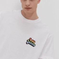 Ανδρικά Μπλουζάκια Μπλουζάκι Lee χρώμα: άσπρο -Lee Κατάστημα unnamed file 1725