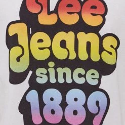 Ανδρικά Μπλουζάκια Μπλουζάκι Lee χρώμα: άσπρο -Lee Κατάστημα unnamed file 1731