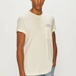 Ανδρικά Μπλουζάκια Lee - Μπλουζάκι κρεμ -Lee Κατάστημα unnamed file 1759