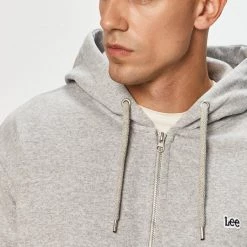Ανδρικά Με φερμουάρ Lee - Μπλούζα γκρί -Lee Κατάστημα unnamed file 176