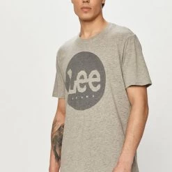 Ανδρικά Μπλουζάκια Lee - Μπλουζάκι γκρί