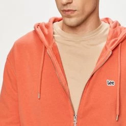 Ανδρικά Με φερμουάρ Lee - Μπλούζα ροδάκινο -Lee Κατάστημα unnamed file 1782
