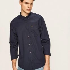 Ανδρικά Πουκάμισα Lee - Πουκάμισο σκούρο μπλε