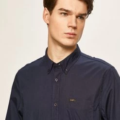 Ανδρικά Πουκάμισα Lee - Πουκάμισο σκούρο μπλε -Lee Κατάστημα unnamed file 1793