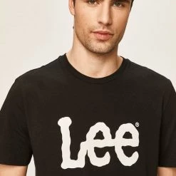 Ανδρικά Μπλουζάκια Lee - Μπλουζάκι μαύρο -Lee Κατάστημα unnamed file 1801
