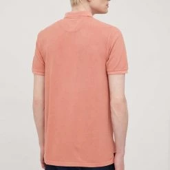 Ανδρικά Πόλο μπλουζάκια Βαμβακερό μπλουζάκι πόλο Lee πορτοκαλί -Lee Κατάστημα unnamed file 1842