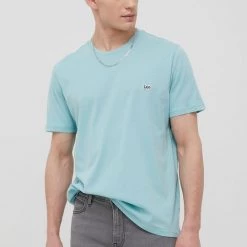 Ανδρικά Μπλουζάκια Βαμβακερό μπλουζάκι Lee πράσινο