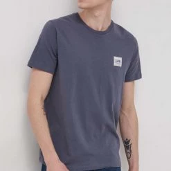 Ανδρικά Μπλουζάκια Βαμβακερό μπλουζάκι Lee γκρι